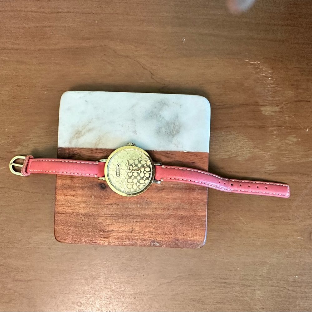 Coach Leather Watch